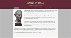 Desktop Screenshot of manlyhallsociety.com